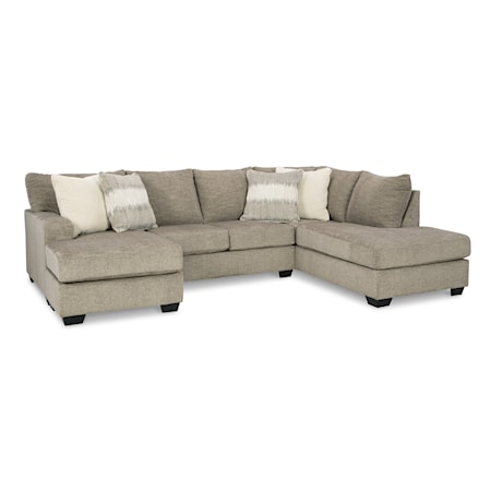 2-Piece Sectional with 2 Chaises