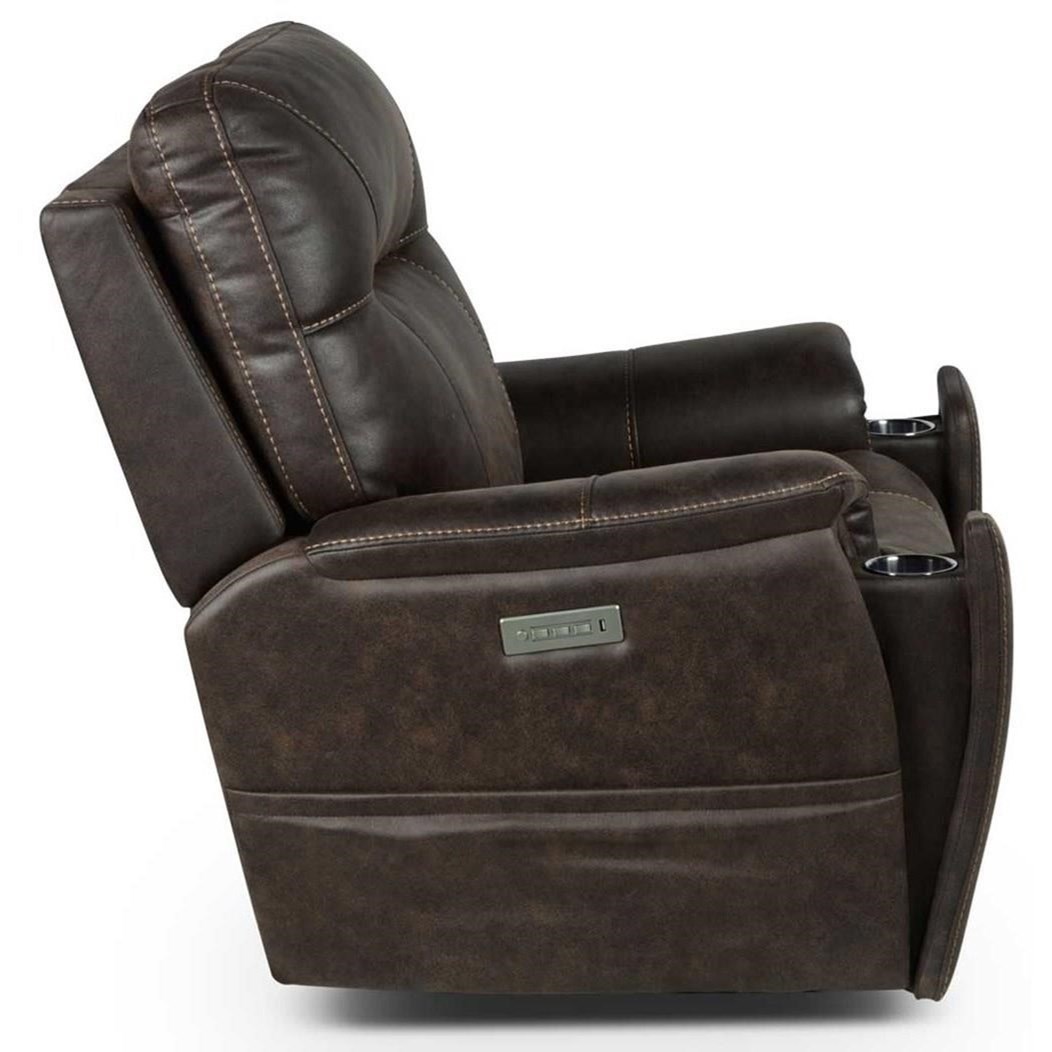 Triple-Power Media Recliner