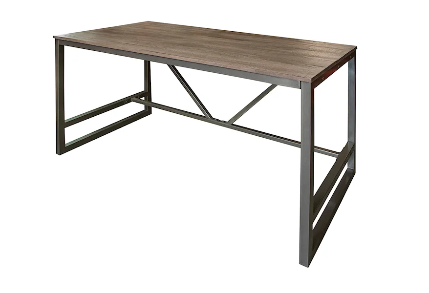 Urban Gray Desk by International Furniture Direct at VanDrie Home Furnishings