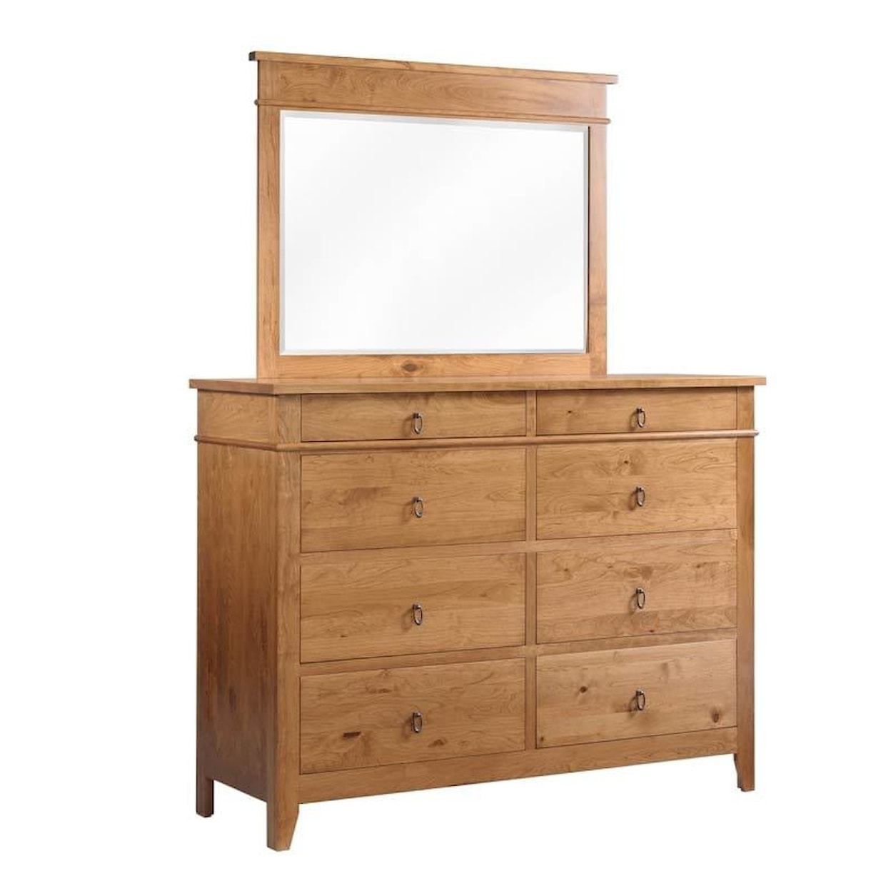 Millcraft Tucson Dresser with Attached Mirror