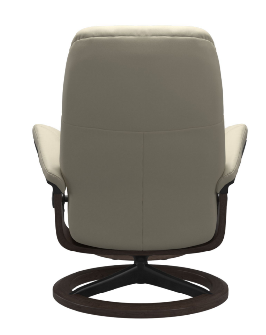 Stressless by Ekornes Consul Small Reclining Chair and Ottoman