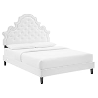 Tufted Performance Velvet Twin Platform Bed