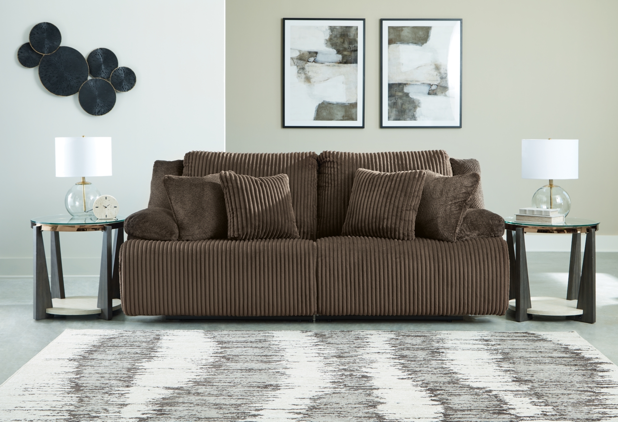 2-Piece Sectional Loveseat