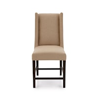 Transitional 24" Upholstered Bar Stool