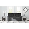 Signature Design by Ashley Wilhurst Double Reclining Loveseat w/ Console