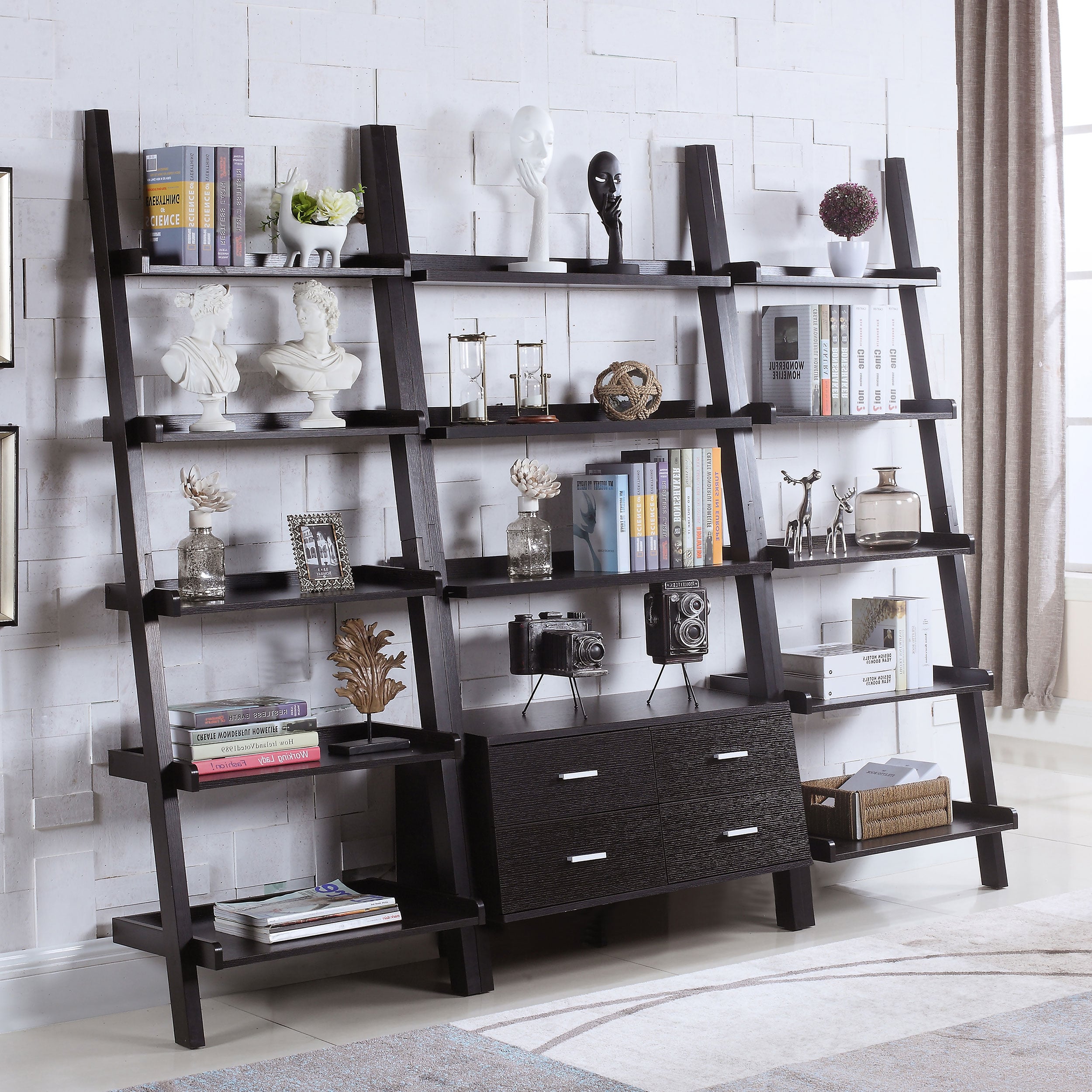 Coaster Colella 72-inch Ladder Bookshelf