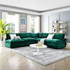 Modway Commix 5-Piece Sectional Sofa