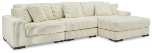 3-Piece Sectional With Chaise