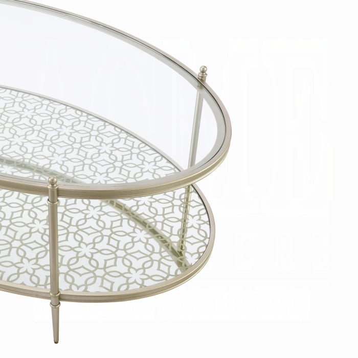 Acme Furniture Zaba Oval Coffee Table