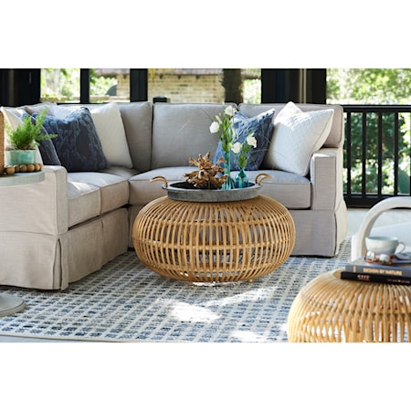 Escape Rattan Scatter Table