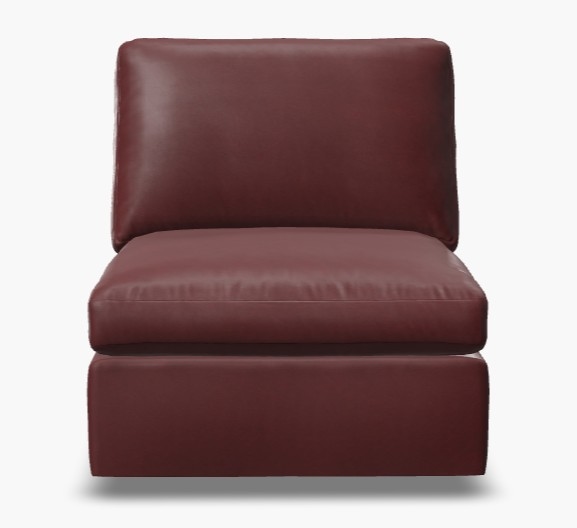 Madison Finished Armless Swivel Chair