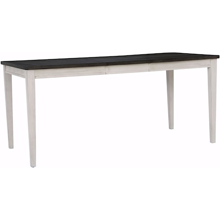 Farmhouse Counter Height Dining Table with 18" Leaf