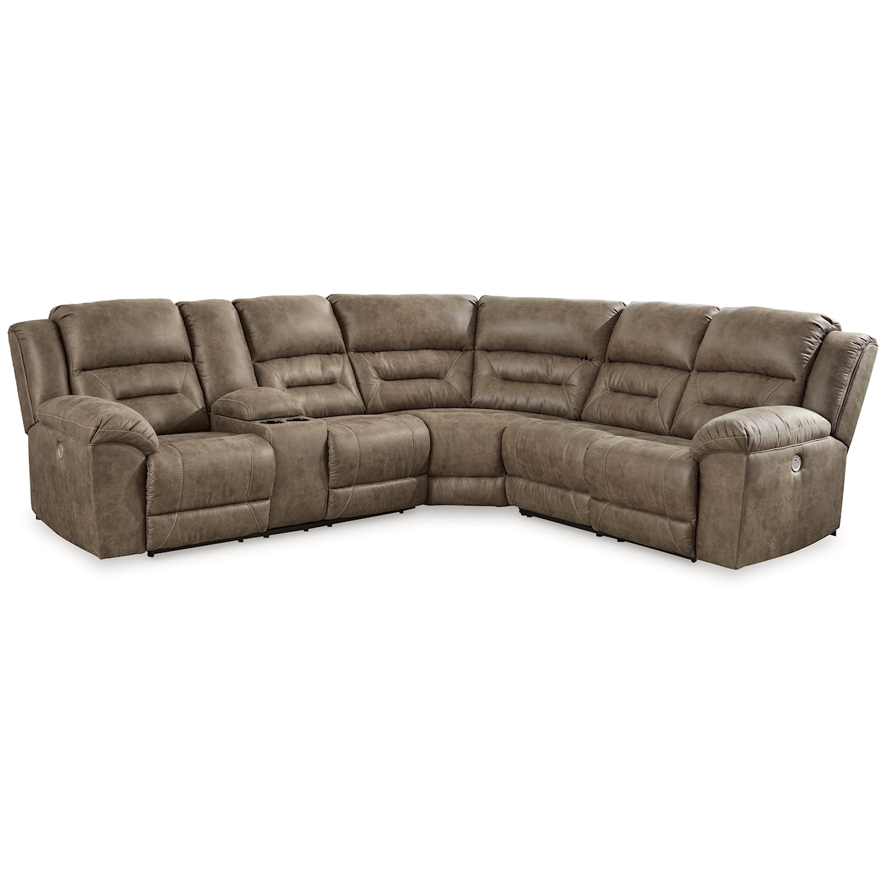 Signature Design by Ashley Ravenel Power Reclining Sectional Sofa