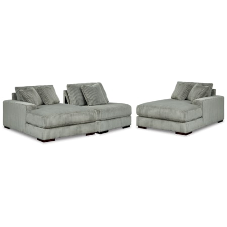 Sectional With Double Chaise