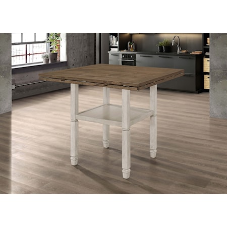 60-inch Extension Counter Dining Table