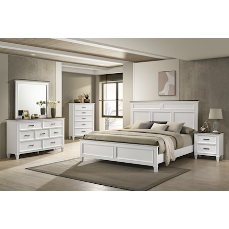 Everdeen Transitional 5-Piece Bedroom Set - King