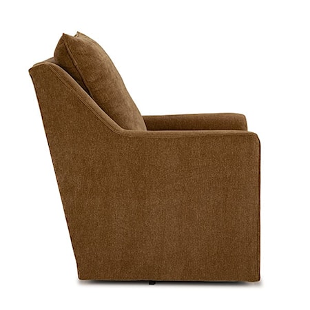 Pillow-Back Swivel Chair