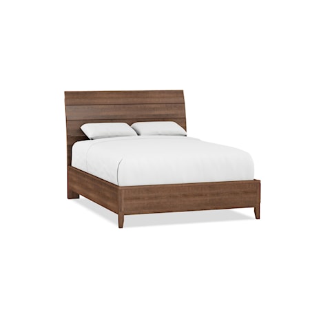 Queen Wood Plank Bed