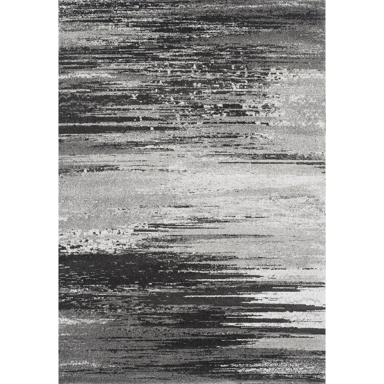 Dalyn Modern Greys Pewter 5'3"X7'7" Rug