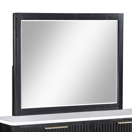 Contemporary Landscape Dresser Mirror