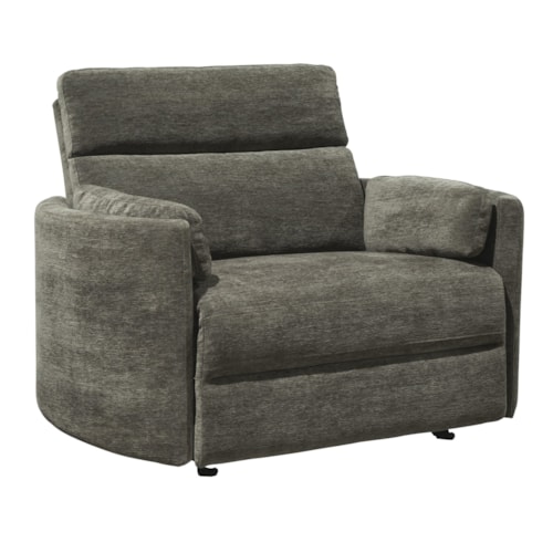 Casual Extra Wide Power Glider Recliner with USB Port