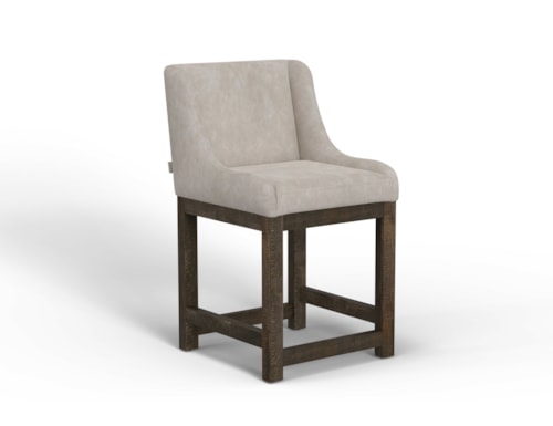 Transitional Upholstered 24' Barstool