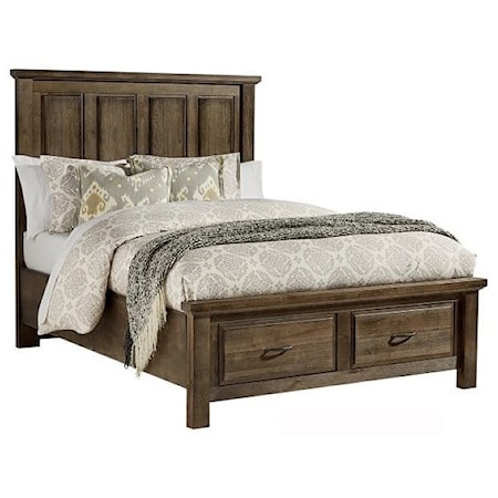 Queen Mansion Storage Bed