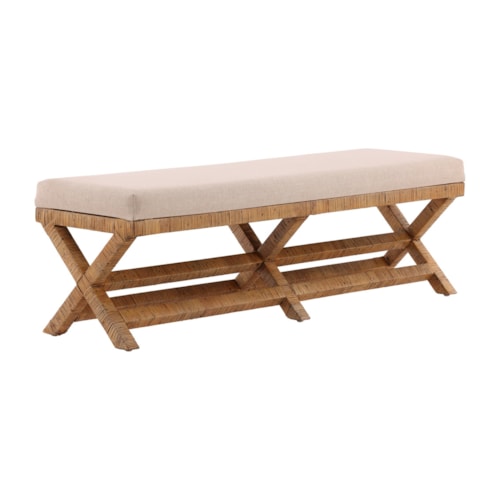 Transitional Upholstered Bench