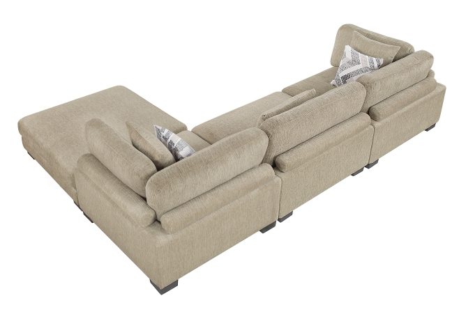 Homelegance Tinley 4-Piece Modular Sectional