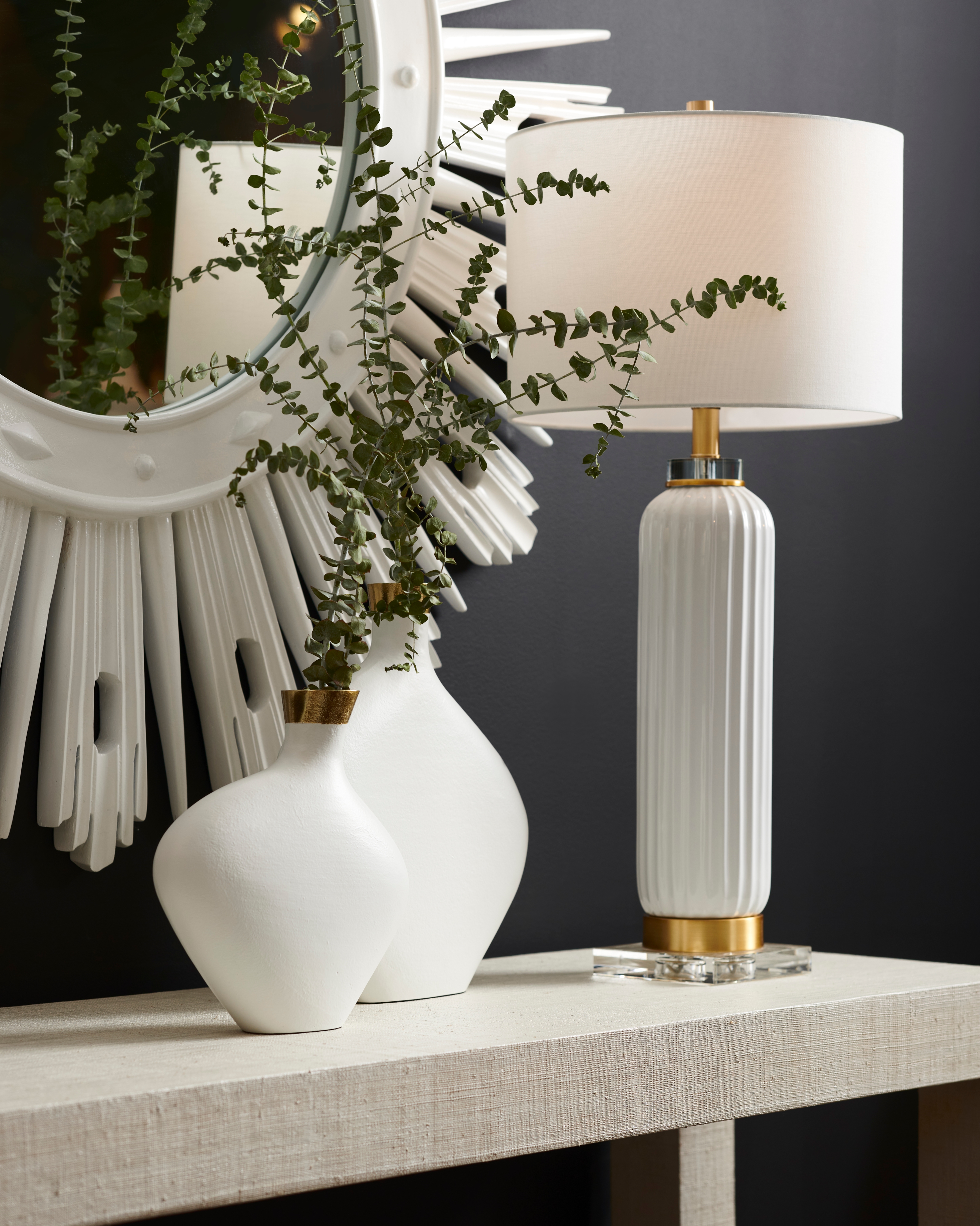Chelsea House Chelsea House Misc Samuel Ceramic Lamp - White