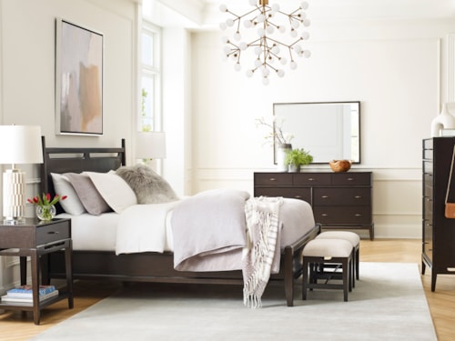 Transitional 7-Piece King Bedroom Set