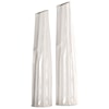 Uttermost Accessories - Vases and Urns Kenley Crackled White Vases S/2