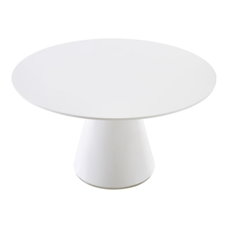 Otago Dining Table 54In Round White