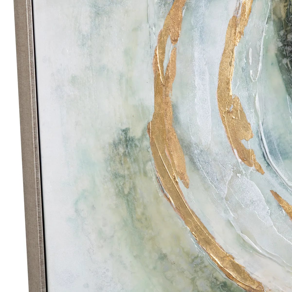 Eye Of Color Framed Canvas Painting