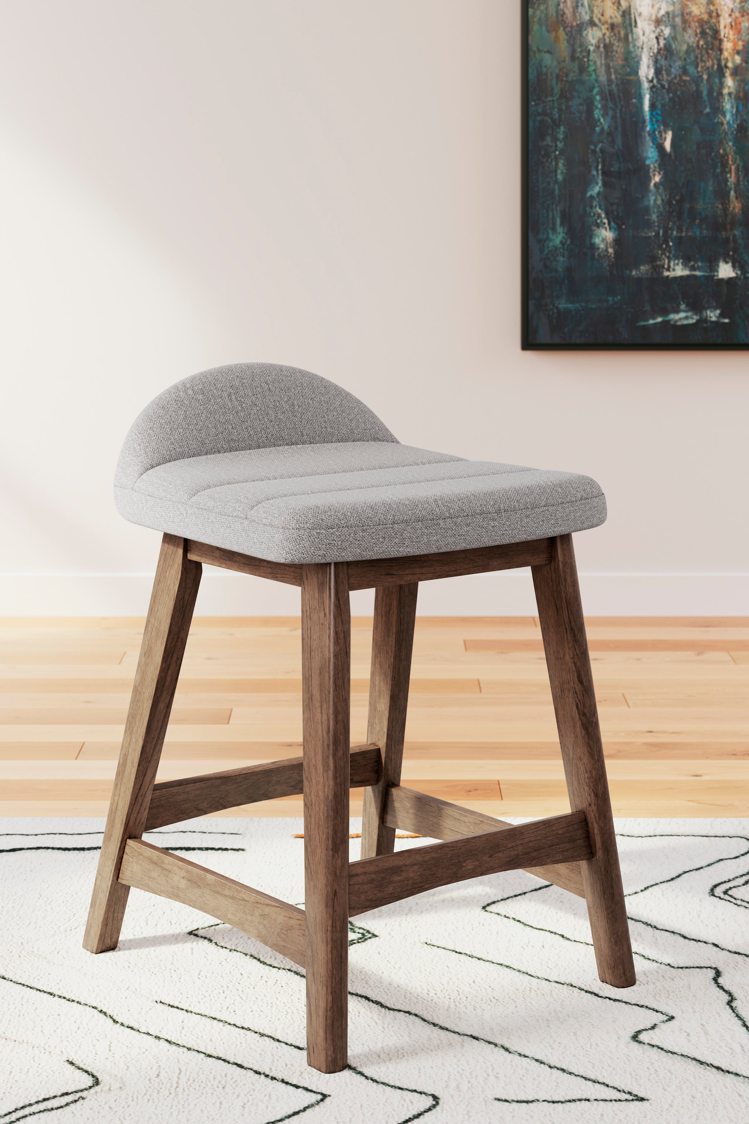 Signature Design by Ashley Lyncott Upholstered Barstool