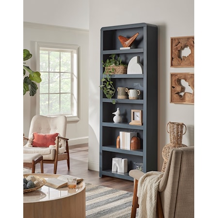 6-Shelf 84&quot; Bookcase