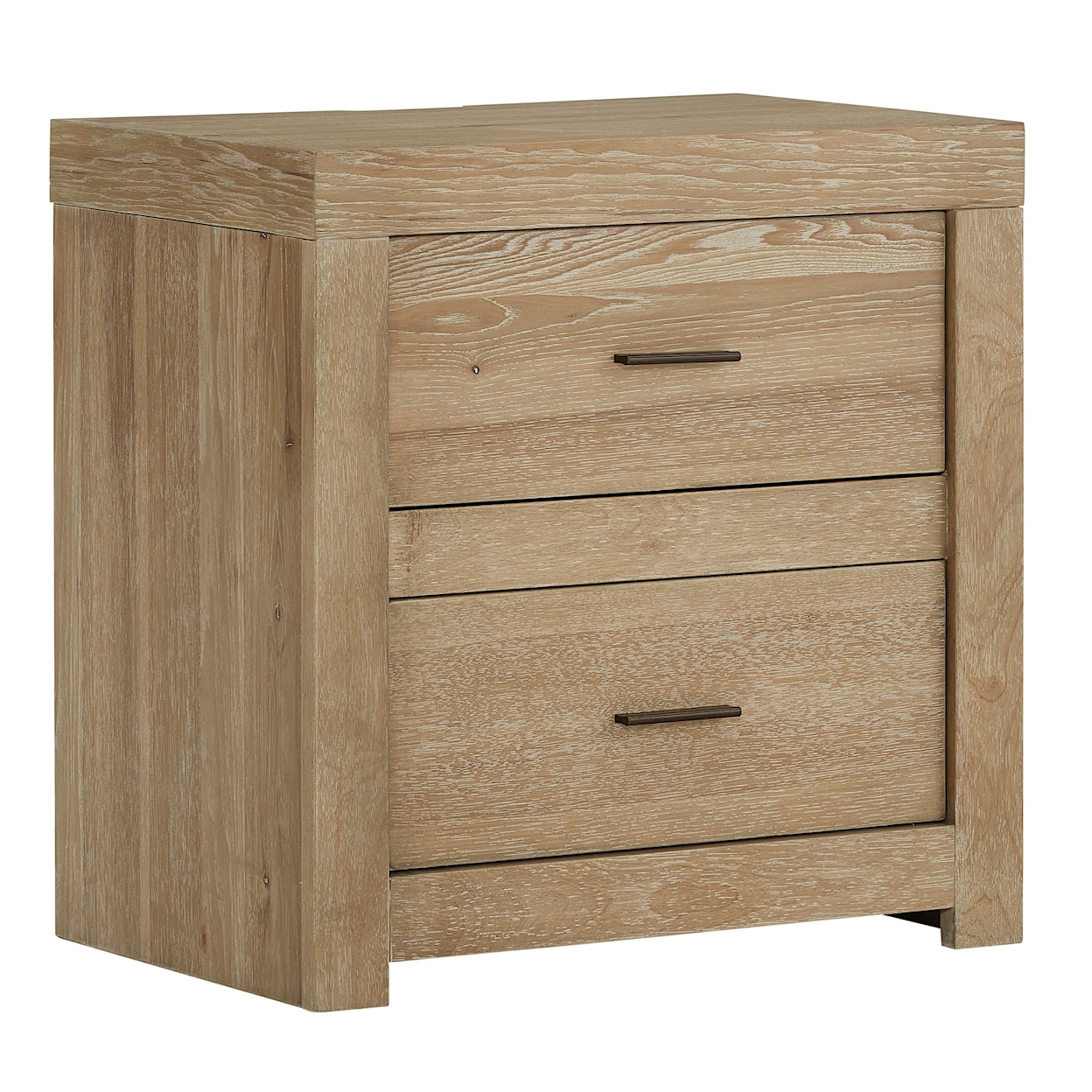 Aspenhome Modern Loft 2-Drawer Nightstand