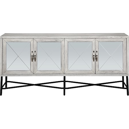 Contemporary 4-Door Credenza