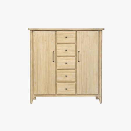 5-Drawer Door Chest