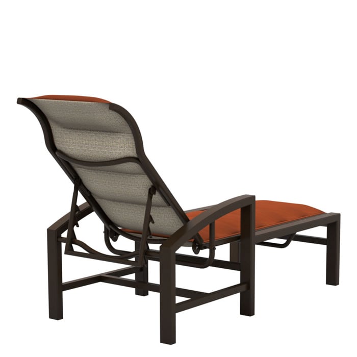 Tropitone Lakeside Adjustable Padded Sling Chaise Lounge
