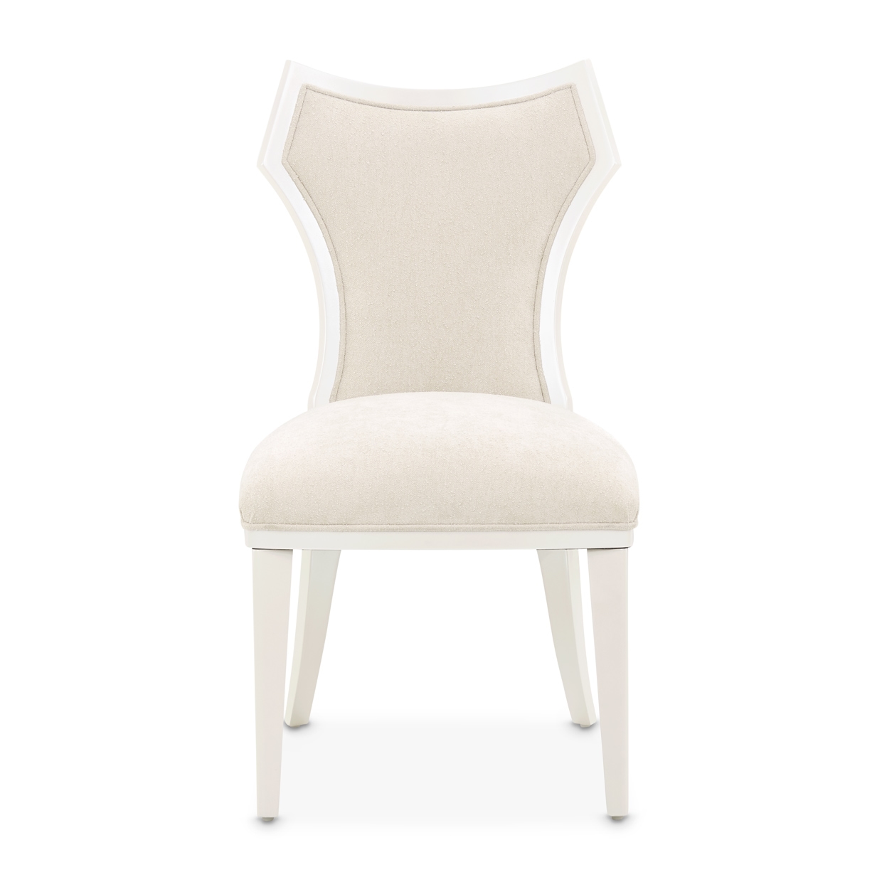 Upholstered Wing-Back Vanity Chair
