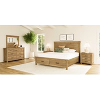 Transitional 4-Piece King Bedroom Set