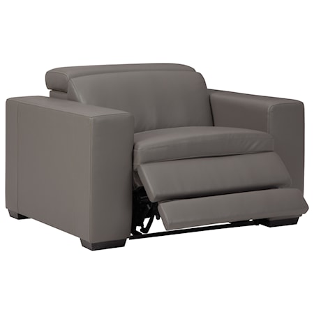 Power Recliner w/ Adj Headrest