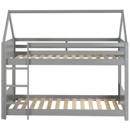 Twin Over Twin Bunk Bed 