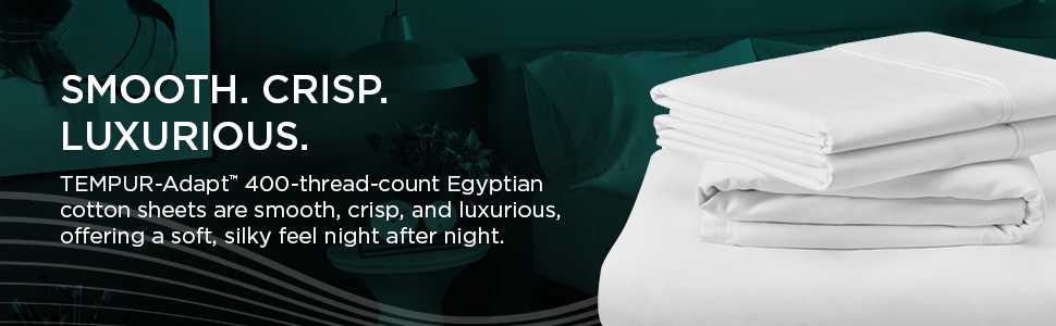 Tempur-Pedic® TEMPUR-Adapt Luxe Egyptian Cotton Sheets Tempur-Adapt Luxe Egyptian Cotton Sheets
