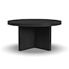 Flexsteel Casegoods Waterfall Round Coffee Table