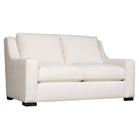 Fabric Loveseat without Pillows