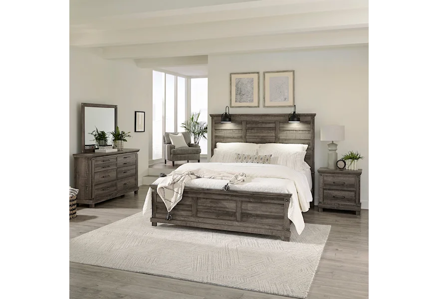 Lakeside Haven 4-Piece King Bedroom Set by Liberty Furniture at Darvin Furniture