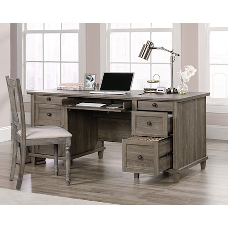 7-Drawer Executive Desk