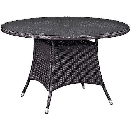 47" Round Outdoor Dining Table